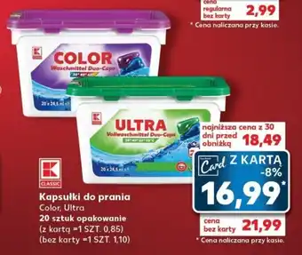 Kaufland Kapsułki do prania Color, Ultra 20szt oferta