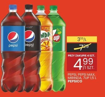 PEPSI, PEPSI MAX, MIRINDA, 7UP 1,5 L PEPSICO