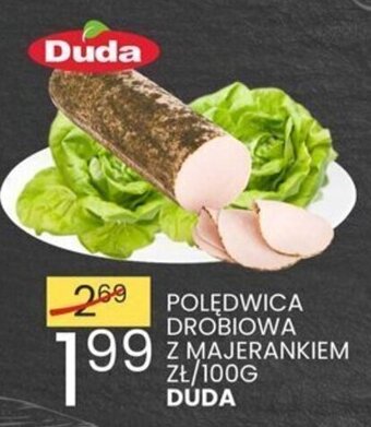Wafelek POLĘDWICA DROBIOWA Z MAJERANKIEM 100G DUDA oferta