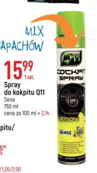 E.Leclerc Spray do kokpitu Q11 750 ml oferta