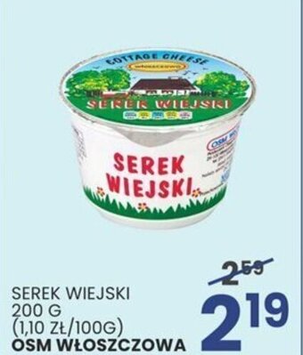 Wafelek SEREK WIEJSKI 200 G OSM WŁOSZCZOWA oferta