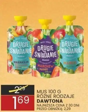 MUS 100 G RÓŻNE RODZAJE DAWTONA