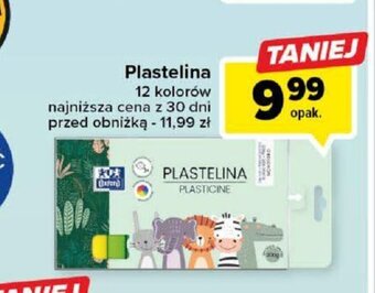 Carrefour Plastelina 12 kolorów oferta