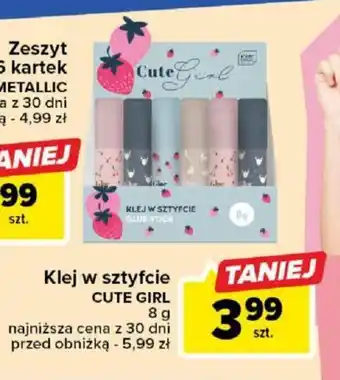 Carrefour Klej w sztyfcie CUTE GIRL 8g oferta