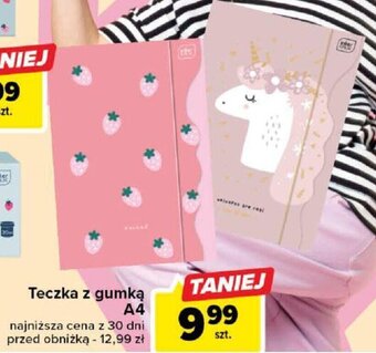Carrefour Teczka z gumką A4 oferta