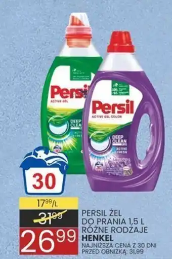Wafelek PERSIL ŻEL DO PRANIA 1,5 L RÓŻNE RODZAJE HENKEL oferta