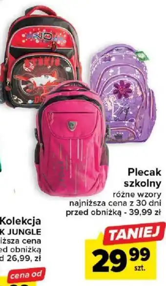 Carrefour Plecak szkolny szt. oferta