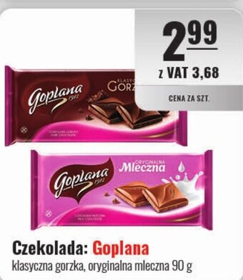 Eurocash Czekolada Goplana 90g oferta