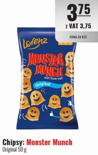 Eurocash Chipsy Monster Munch Original 50 g oferta