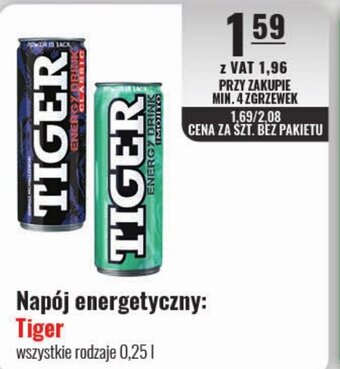 Eurocash Napój energetyczny Tiger 0,25l oferta
