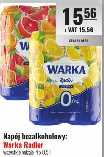 Eurocash Napój bezalkoholowy Warka Radler 4x0,5l oferta