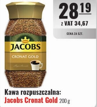 Eurocash Kawa rozpuszczalna Jacobs Cronat Gold 200 g oferta