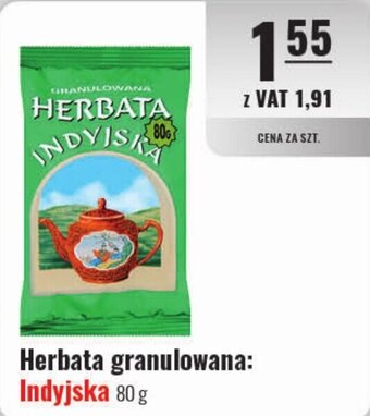 Eurocash Herbata granulowana Indyjska 80 g oferta