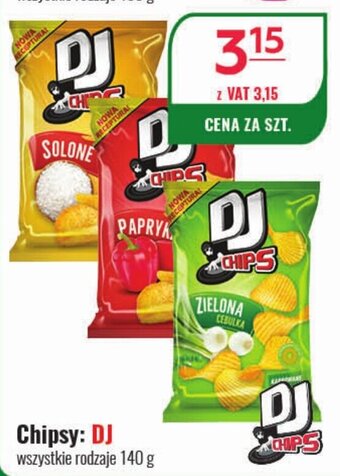 Eurocash Chipsy DJ 140 g oferta