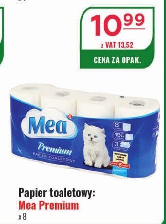 Eurocash Papier toaletowy Mea Premium 8 rolek oferta