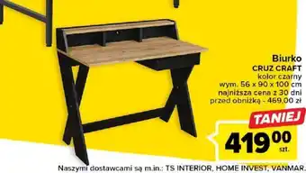 Carrefour Biurko CRUZ CRAFT szt. oferta