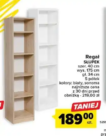 Carrefour Regał SŁUPEK szt. oferta