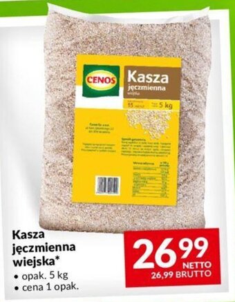 Kasza jęczmienna wiejska 5kg