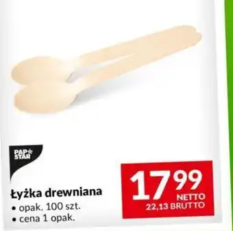 Łyżka drewniana 100szt.