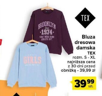 Carrefour Bluza dresowa damska TEX oferta