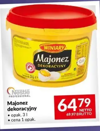 Makro Majonez dekoracyjny opak. 3l oferta