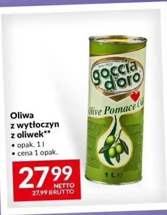 Makro Oliwa z wytłoczyn z oliwek 1l oferta