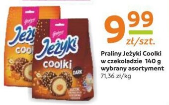 Praliny Jeżyki Coolki w czekoladzie 140 g