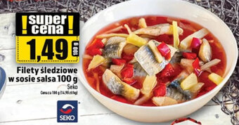 Topaz Filety śledziowe w sosie salsa 100 g oferta