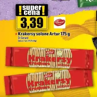 Topaz Krakersy solone Artur 175 g oferta