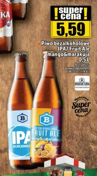 Topaz Piwo bezalkoholowe IPA/Fruit Ale mango&marakuja 0,5l oferta