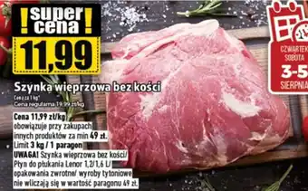 Topaz Szynka wieprzowa bez kości 1kg oferta