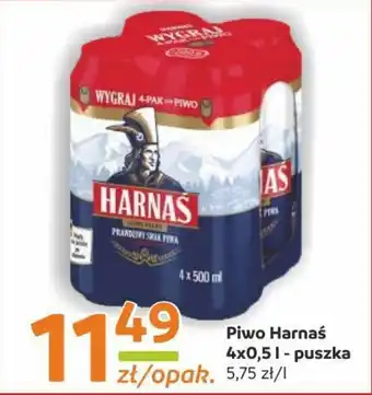 Gama Piwo Harnaś 4x0,5l - puszka oferta