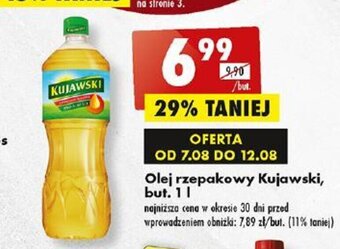 Biedronka Olej rzepakowy Kujawski, 1l oferta