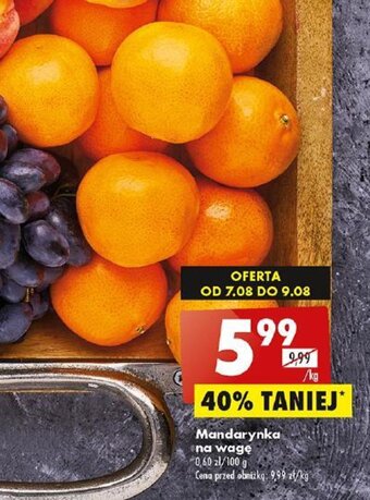 Biedronka Mandarynka 1kg oferta