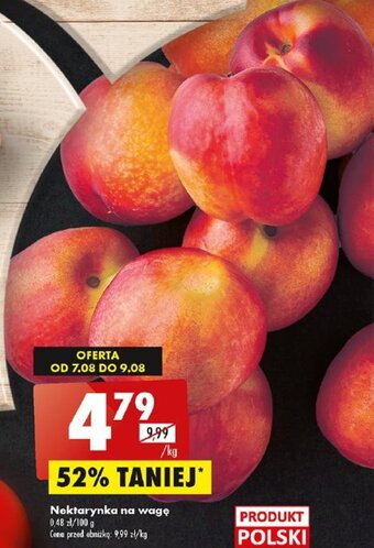 Biedronka Nektarynka 1kg oferta