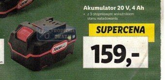 Lidl Akumulator 20 V, 4 Ah oferta