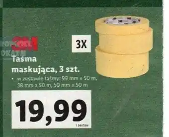 Lidl Taśma maskująca, 3 szt. oferta