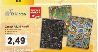 Lidl Zeszyt A5, 32 kartki oferta