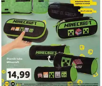 Lidl Piórnik tuba Minecraft oferta