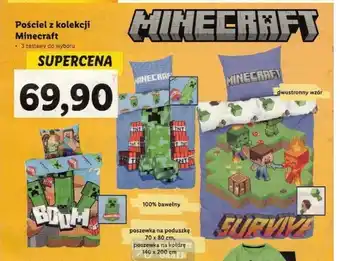 Lidl Pościel z kolekcji Minecraft oferta