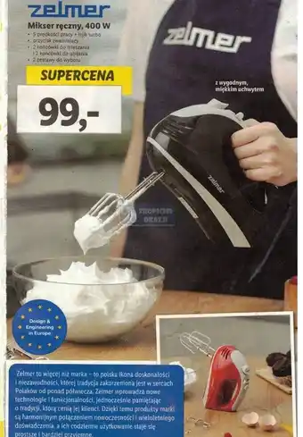Lidl Mikser ręczny, 400 W oferta