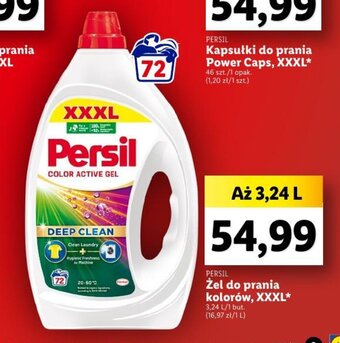 Lidl Żel do prania kolorów, XXXL* 3,24 L oferta