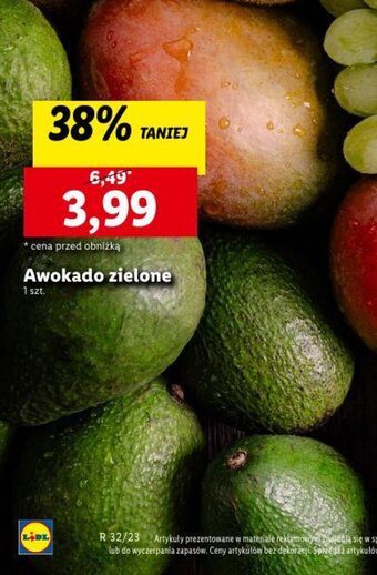 Lidl Awokado zielone 1 szt. oferta