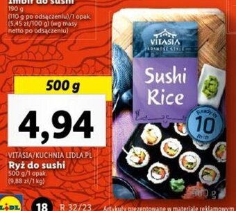 Lidl Ryż do sushi 500 g oferta