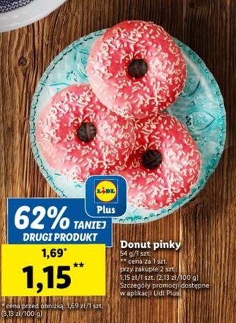 Lidl Donut pinky 54 g oferta