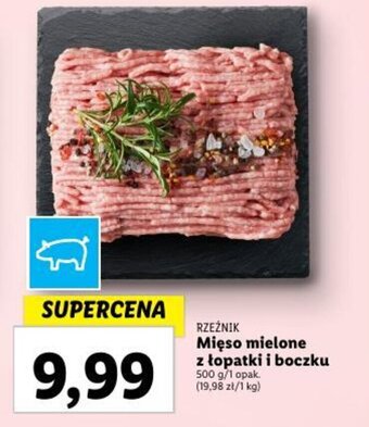 Lidl Mięso mielone z łopatki i boczku 500 g oferta