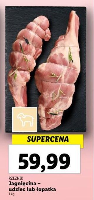 Lidl Jagnięcina - udziec lub łopatka 1 kg oferta
