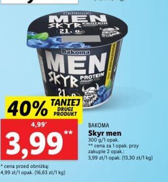 Lidl Skyr men 300 g oferta