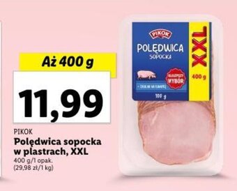 Lidl Polędwica sopocka w plastrach, XXL 400 g oferta