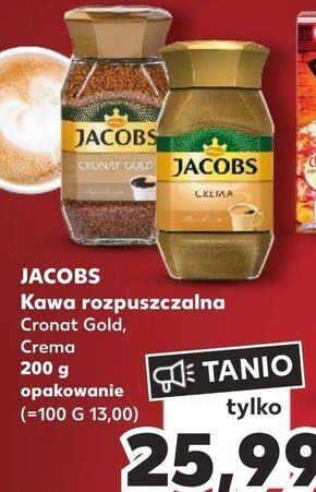 Kaufland Jacobs cronat gold kawa rozpuszczalna 200 g oferta